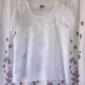 J Jill, white top, small